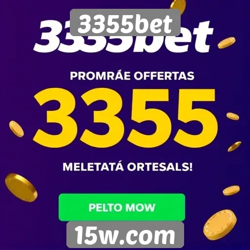 Ofertas e promoções disponíveis na 3355bet